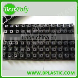 Black 128 Holes Seed Tray 128 Cells Seed Tray Plastic Seed Tray thumbnail-3