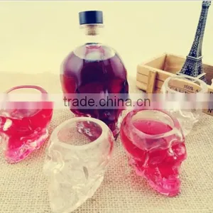Skull Bottle, 750ml Big Skull Bottle,skull Decanter With Cork thumbnail-6