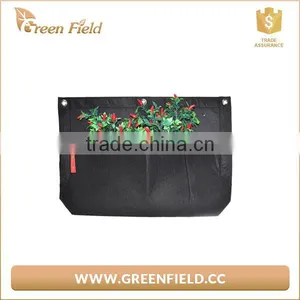 Black Color Felt Planter Wall Hanging Bags thumbnail-5