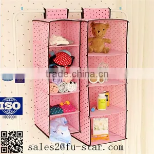 Eco Friendly Non Woven Fabric Hanging Organizer Storage Plastic Pocket Hanging Organizer thumbnail-1