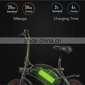 Mini Light Smart Mobile APP Control Electric Folding Bicycle, Colorful 36V 350W Aluminum Alloy 12inch Fold Electric Bicycle thumbnail-5