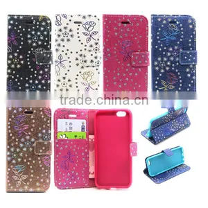 2016 Wallet Style Flip Glitter Stand PU Leather Case for Samsung G530, Cell Phone Covers thumbnail-6