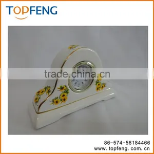 Vintage Table Clock/Porcelain Table Clock thumbnail-5