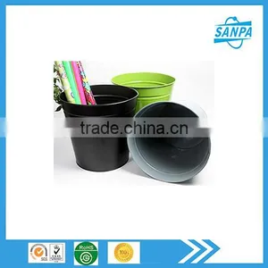 Metal Iron Round Waste Bin For Home thumbnail-1