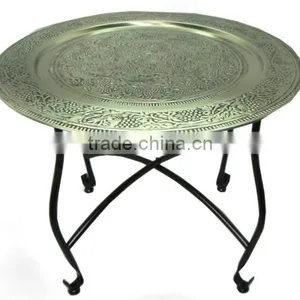 Metal Folding Moroccan Table thumbnail-1