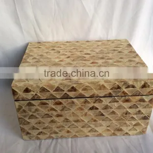 High Quality Best Selling Gift MOP Box in Gold Color From Viet Nam thumbnail-1