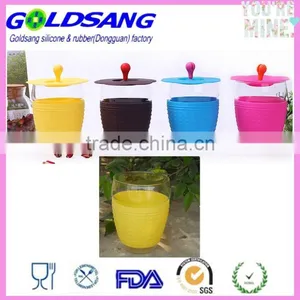 Coffee Cup Mug Vacuum Cup Silicon Rubber Camping Cup Sleeves thumbnail-6
