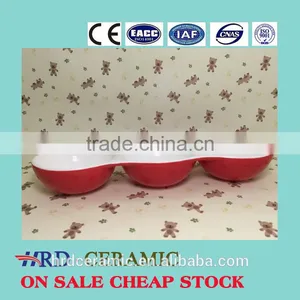 High Quality Grids Plate Ceramic Fruit Plate/grid Plate/food Dish thumbnail-1