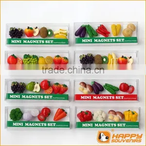 Resin Fridge Magnet Miniature Food Series Custom Fruit Shaped Mini Set thumbnail-1