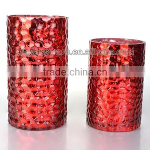 New Design Colored Glass Vase With Different Size thumbnail-1
