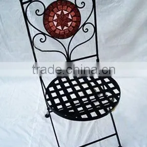 Antique Metal Vintage Patio Folding Chairs thumbnail-1