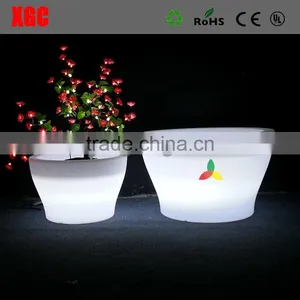 Lighting up PLASTIC Lower Pot for Home and Outdoor GD118 thumbnail-1