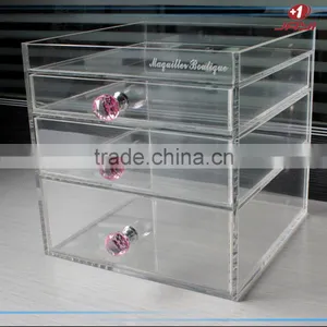 Hot Sale China Factory Clear Acrylic Jewelry Display Case With Logo thumbnail-3