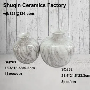 Home Decoration Ceramic Flower Vase Artificial Flower Vase Indoor Vase thumbnail-3