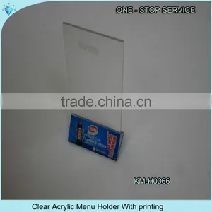 Customize T Shape Acrylic Pos Display Menu Holder thumbnail-4