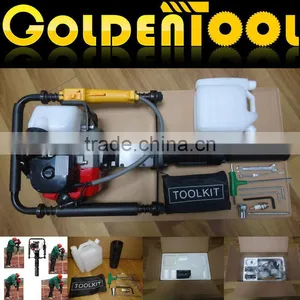 70mm Handheld Hydraulic Construction Fence Post Pile Driver Mini Gas Powered Diesel Piling Machine thumbnail-6