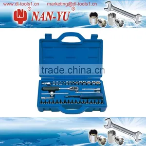 38PCS 1/4Tool Set Hand Socket Set thumbnail-1