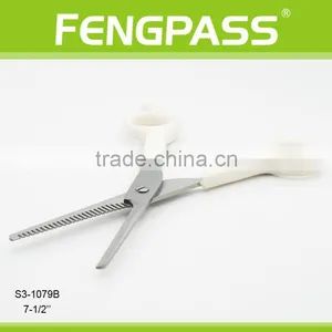 S3-1079B 7.5" Inch 2CR13 Stainless Steel With PP Handle Hair Cut Salon Scissors With ABS Plastic Handle thumbnail-4