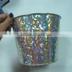 Round Metal Popcorn Can thumbnail-1
