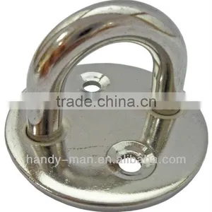 SS8040 Industrial Protective Safety Stainless Steel 304 Round Base Eye Plates thumbnail-1