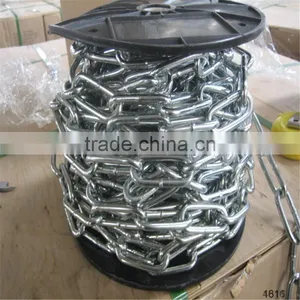 Linyi OEM Bright Zinc Plated Link 25mmx12mm Wide X2.5mm Dia 50 kg Drum-appox 309 Meter thumbnail-1
