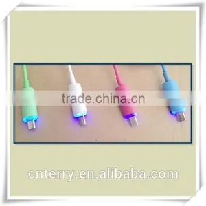 Micro USB LED Lighting Cable for Samsung and IPhone thumbnail-1