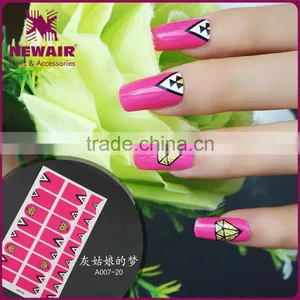 Hot Selling Mixed Designs Nice Printing Deco Nail Art Sticker thumbnail-3
