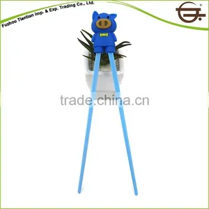 Unique Blue Cute Pig Portable Chopstick for Kid thumbnail-3
