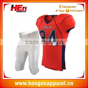 Hongen Apparel Design Your Own 100% Custom Sports Wear Youth American Football Shirts thumbnail-1