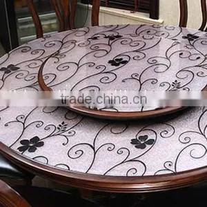 Roundtable Waterproof Cloth Table Mats Pvc Soft Glass Taiwan Arming Oil Anti-hot Round Plastic Tablecloths thumbnail-3