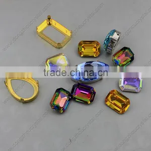 Teardrop Crystals Sewn on Decorative Claw Set thumbnail-1