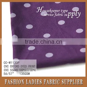 Cicheng Company Sells the Best Fabric,cvc Oxford Dyed Print thumbnail-4