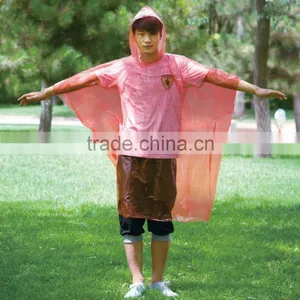 PE Raincoat Poncho With Different Colors thumbnail-1