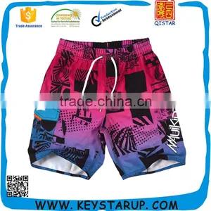 OEM Kids Board Shorts Swimwear&Beachwear Cheap 100% Polyester Boxer Swimming Shorts thumbnail-1