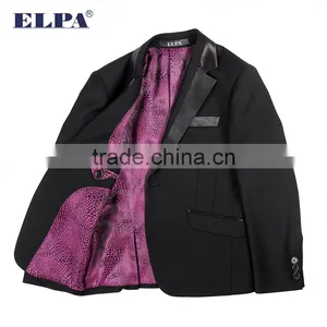 ELPA Latest Design Handsome Black Kids Suits Three Pieces Boys School Uniform Suits thumbnail-5