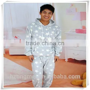 Pajamas for Adult Men's Hooded Winter Sleepwear thumbnail-4