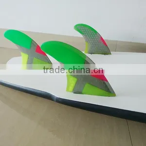 FCS Fiberglass Fin G5 Colorful Surfboard Future Fins Surf Barbatanas thumbnail-1