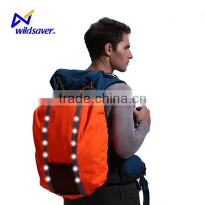 45L Flashing Reflective hi Vis Hiking Bag Cover Backpack Cover thumbnail-3