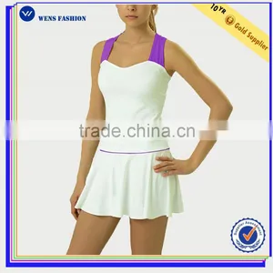 Hot Sale Custom Ladies Tennis Clothes Fitness & Body Building Tennis Dresses Cheap thumbnail-1