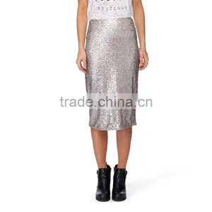 Fashion Pencil Sequin Skirt thumbnail-1