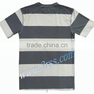Flat Lock Stitching Men Rash Tee Shirts With UPF50+ thumbnail-2