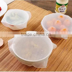 Amazon 2017 Hot Selling Stretch And Fresh For Keeping Food Fresh Film REUSABLE CLING WRAP thumbnail-2