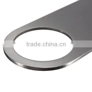 Large Flat Stainless Steel Beer Bottle Cap Bar Blade Opener Tool Business Card Beer Openers Multi-function Bottle Opener thumbnail-2