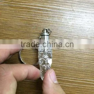 Crystal Singapore Merlion Model With LED Keychain For Souvenirs Gifts KJJ-02 thumbnail-4