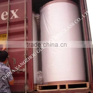 Plastic Flooring and Wall Covering Fiberglass Floor/Carpet Tiles Tissue thumbnail-4