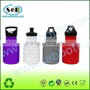 Silicone Foldable Drinking Water Bottle for Outdoors thumbnail-1