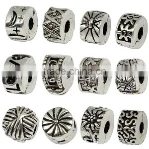 2015 Mixed and Mingle Silver Antique Clip Lock Spacer Stopper Bead f/ European Charm Bracelet thumbnail-2