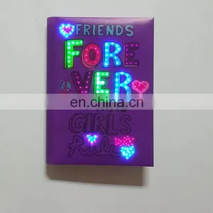 Hot Selling Surface Led Light Colouring Book With Push Button thumbnail-2