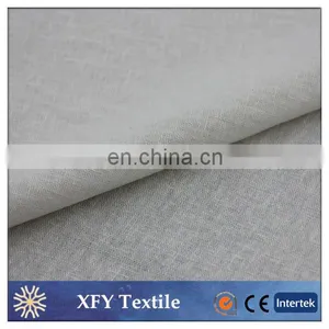 High Quality Dyed Linen Viscose Blend Textile Fabric thumbnail-2