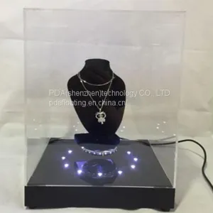 Magnetic Levitation Jewerly Display Rack With 8pcs LED Lights thumbnail-1
